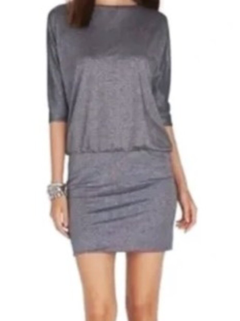 White House Black Market Dolman Sleeve Blouson Short Dress Size XS